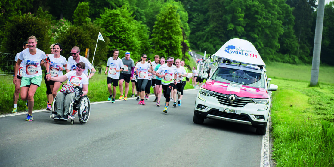 Wings for Live World Run in Zug